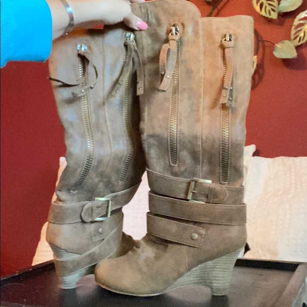 Knee high boots